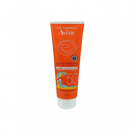 AVENE LECHE ESPECIAL NIÑOS SPF 50 MUY ALTA PROT 250 ML