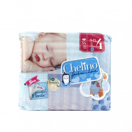 PAÑAL CHELINO FASHION LOVE T4 9/15KG