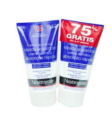 NEUTROGENA CREMA DE MANOS RAPIDA ABSORCION 75 ML 2 UNIDADES