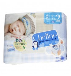 PAÑAL INFANTIL CHELINO FASHION & LOVE T- 2 (3 - 6 KG) 28 PAÑALES