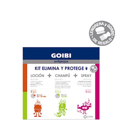 GOIBI ANTIPIOJOS ELIMINA CHAMPU LOCION SPRAY KIT