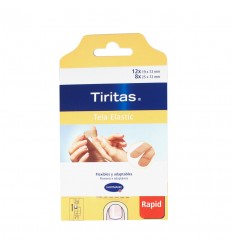 TIRITAS ELASTIC RAPID APOSITO ADHESIVO TEXTIL 20 U