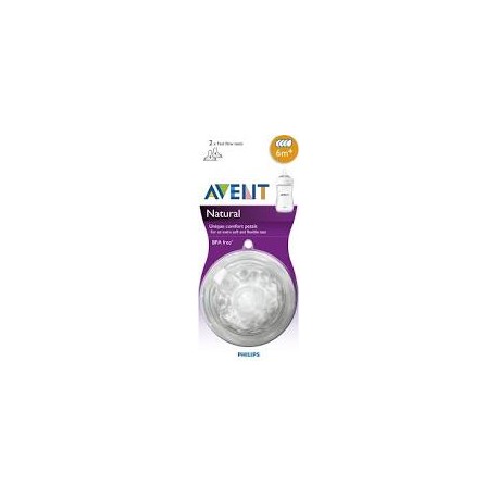 TETINA NATURAL FLUJO LENTO AVENT PHILIPS RECIEN 0 M