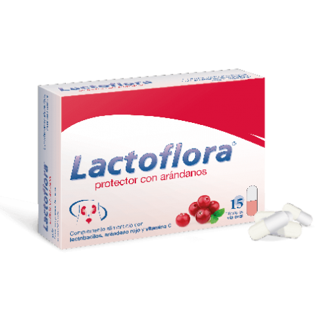 LACTOFLORA PROTECTOR CON ARANDANOS 15 CAPSULAS