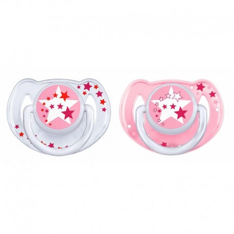 CHUPETE AVENT NOCTURNO ROSA 6-18 MESES